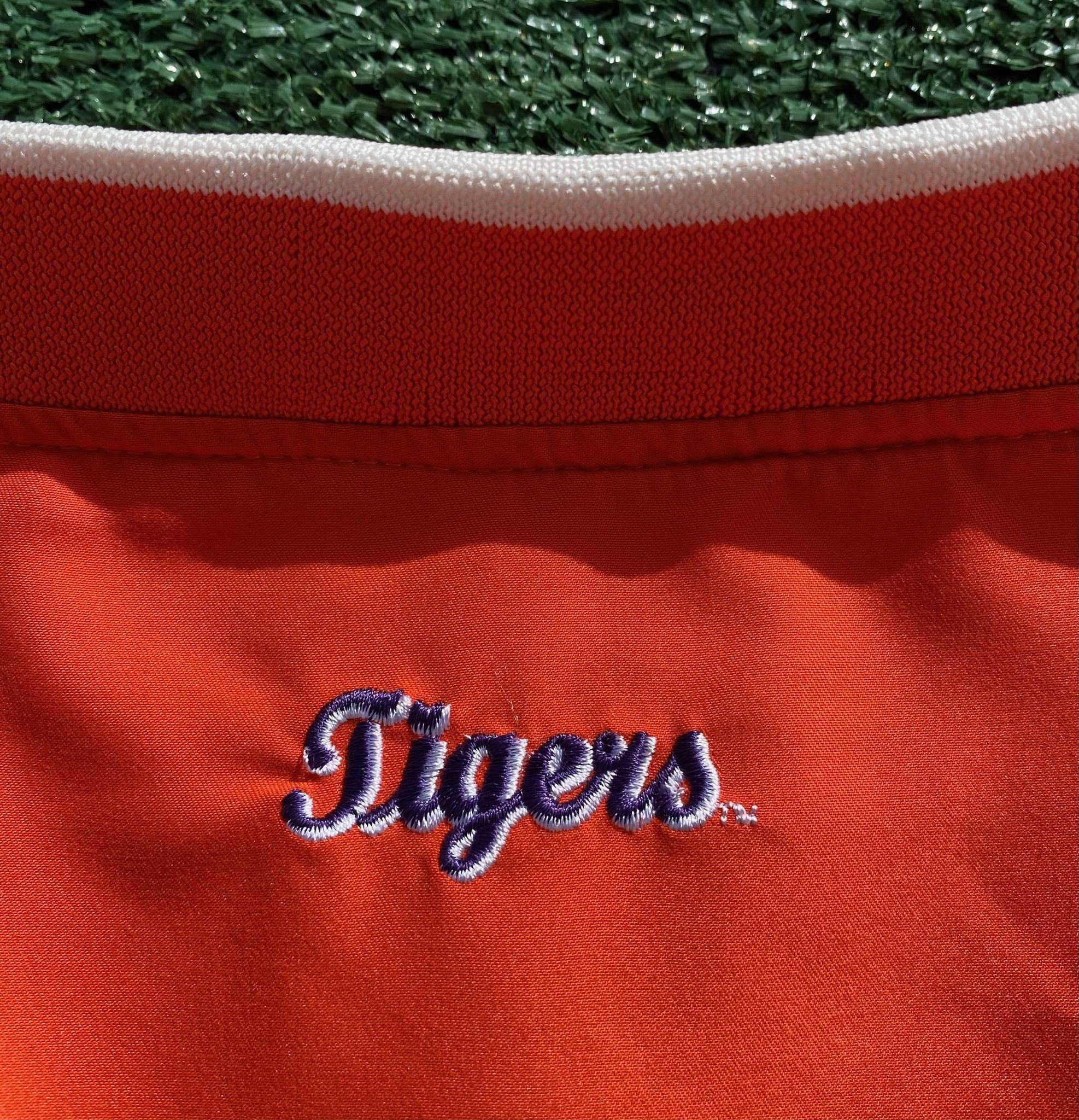 Other Y2K Clemson Tigers Embroidered Orange Pullover Jacket 2XL Size US XXL / EU 58 / 5 - 9 Thumbnail