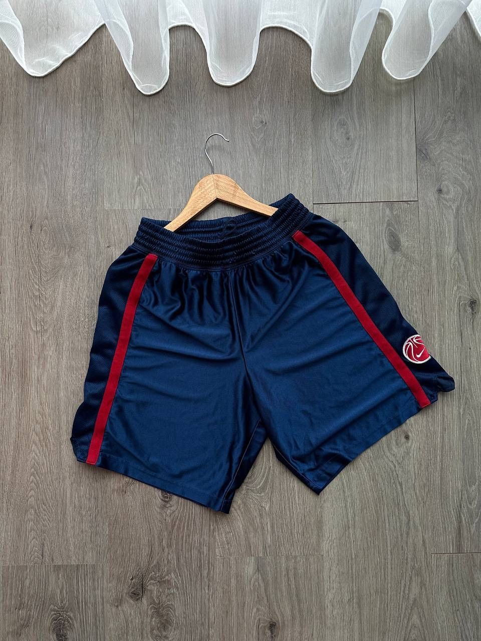 Nike × Nike ACG × Vintage Vintage Nike Basketball Blue Shorts Big Logo Size US 32 / EU 48 - 5 Thumbnail