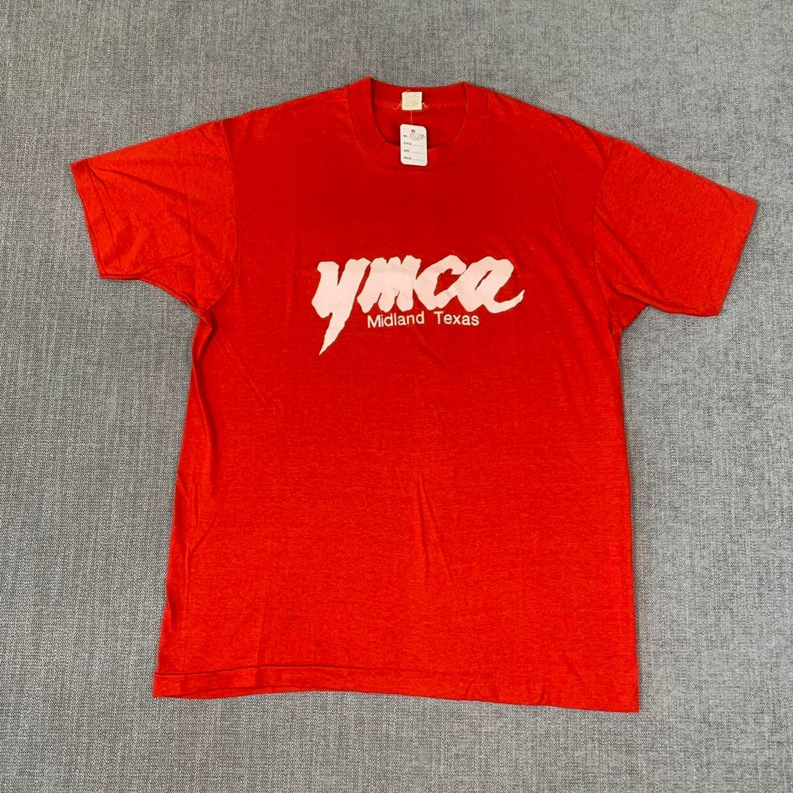Vintage Vintage Ymca Midland Texas red t-shirt Size US XL / EU 56 / 4 - 3 Thumbnail