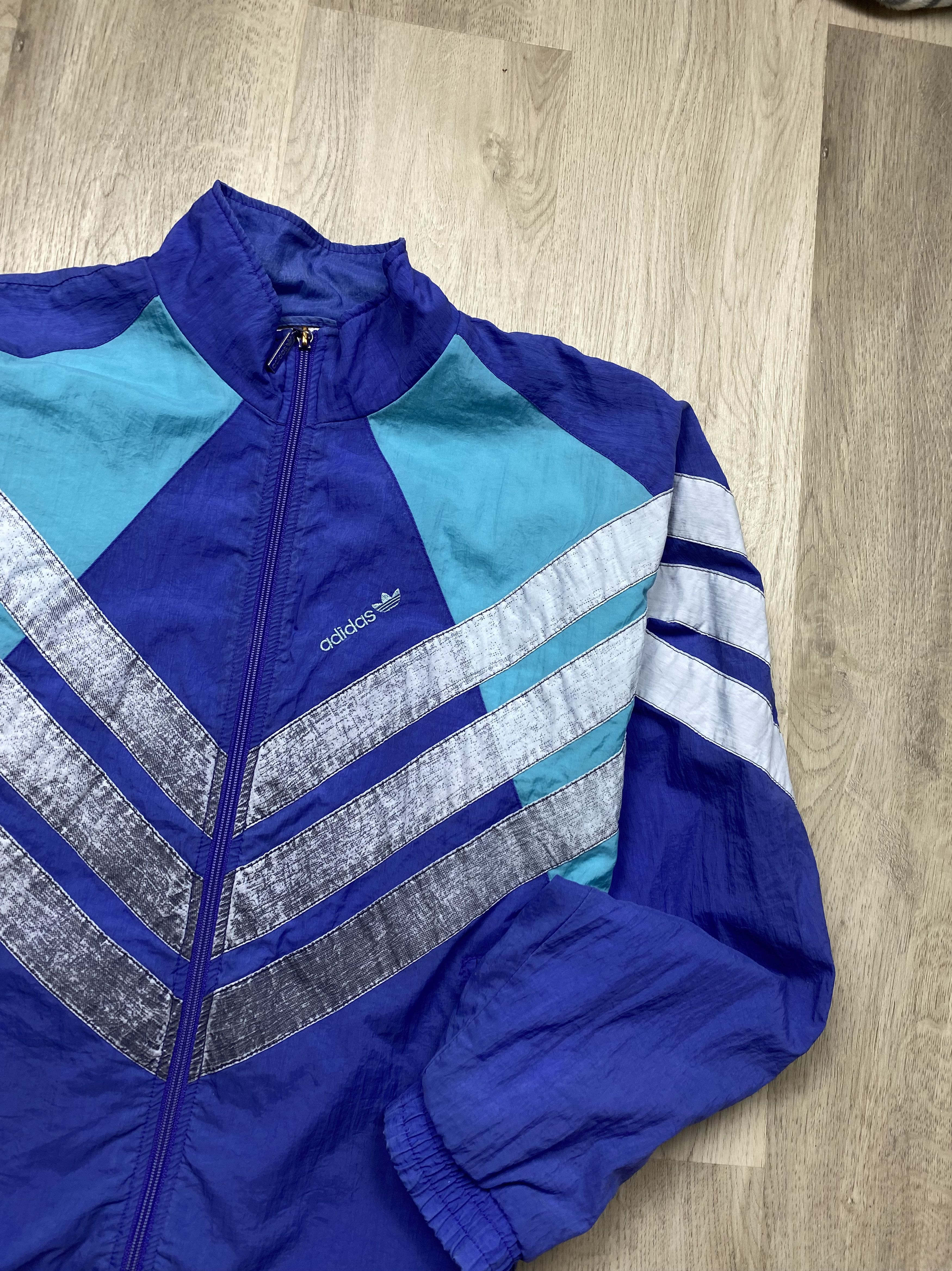 Adidas Adidas Vintage Mens Nylon Track Suit Jacket +Pants Gorpcore Size US 32 / EU 48 - 3 Thumbnail