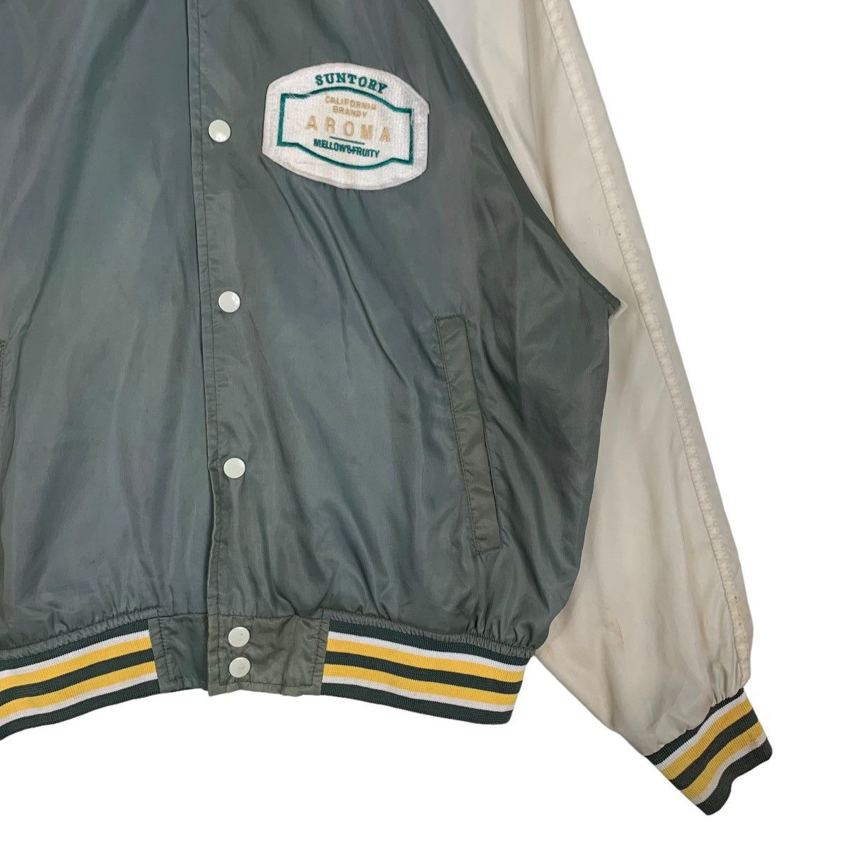 Vintage OAKSLEAF Suntory Aroma Green Coach Jacket #1049-C47 Size US M / EU 48-50 / 2 - 6 Thumbnail