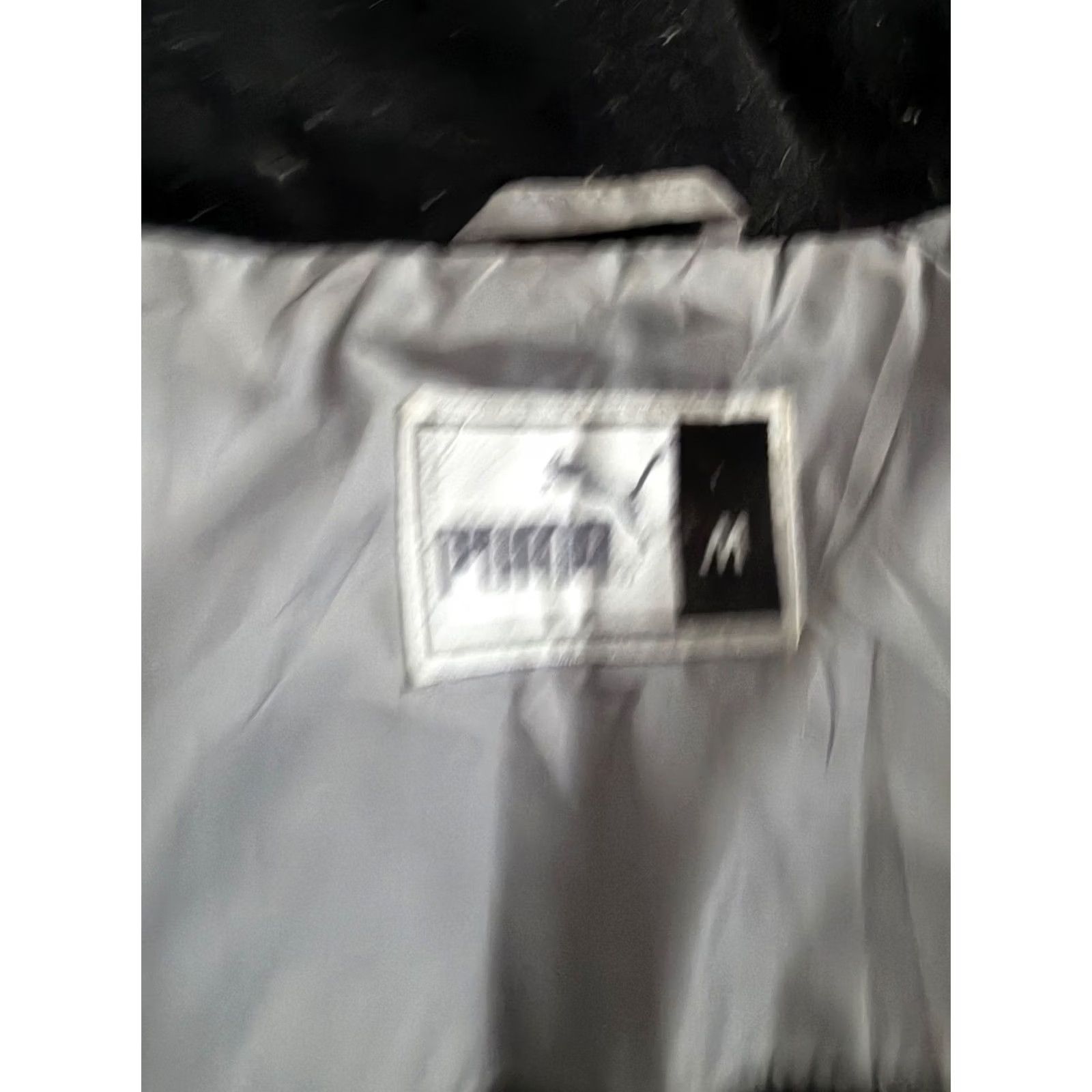 Puma PUMA Grey Long Puffer Jacket Mens M - Hooded Full Zip Winter Coat (Grey) - Logo, Longline, Casual Outerwear Size US M / EU 48-50 / 2 - 6 Thumbnail