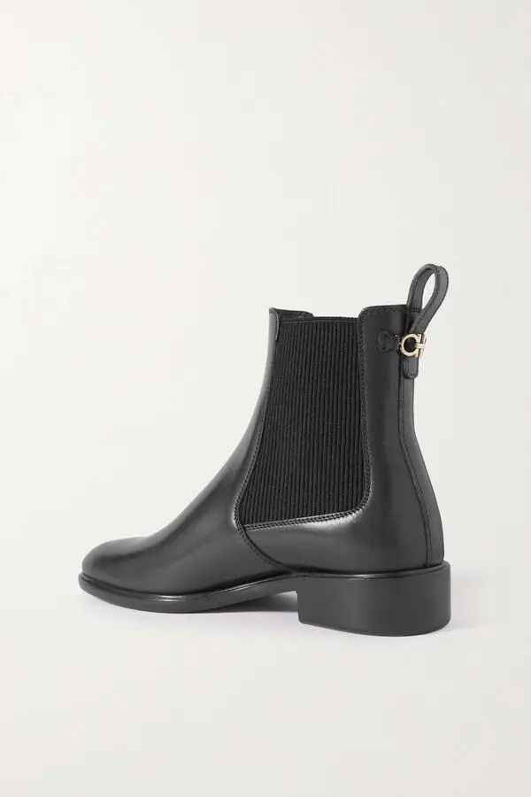 Salvatore Ferragamo o1y0426 Ankle Boots in Black Size US 4 / IT 34 - 2 Thumbnail