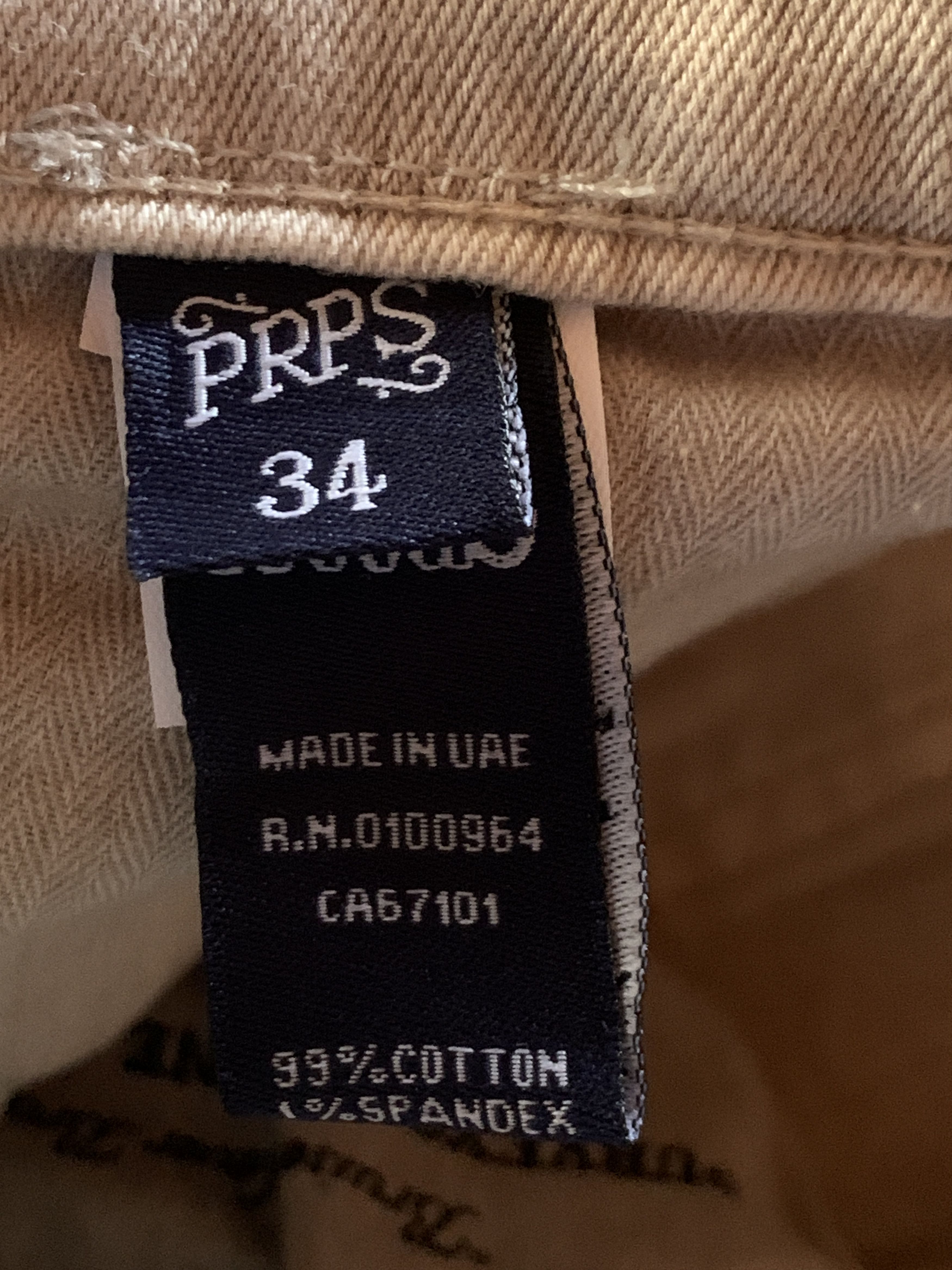 Prps *RARE* New PRPS Le Sabre Japanese Denim Jeans - 34 Size US 34 / EU 50 - 9 Thumbnail