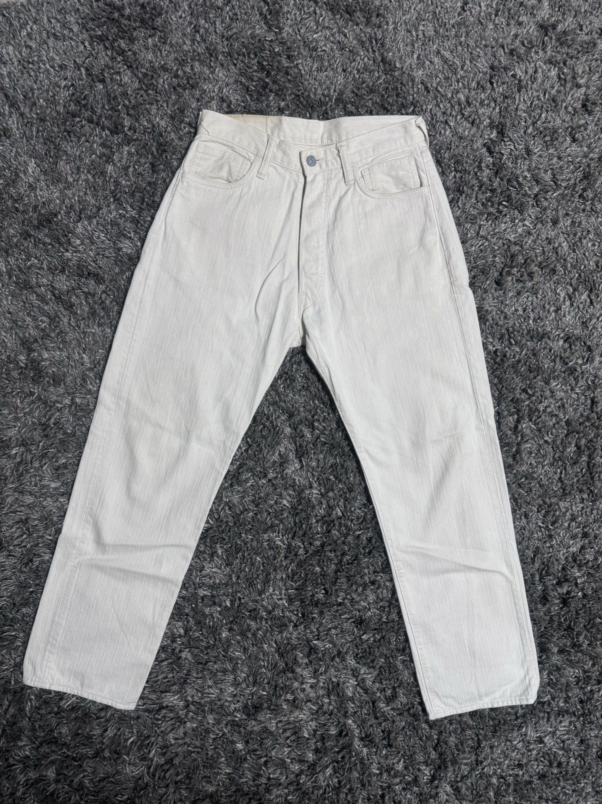 Evisu Vintage Evisu White Denim Jeans Size US 31 - 1 Thumbnail