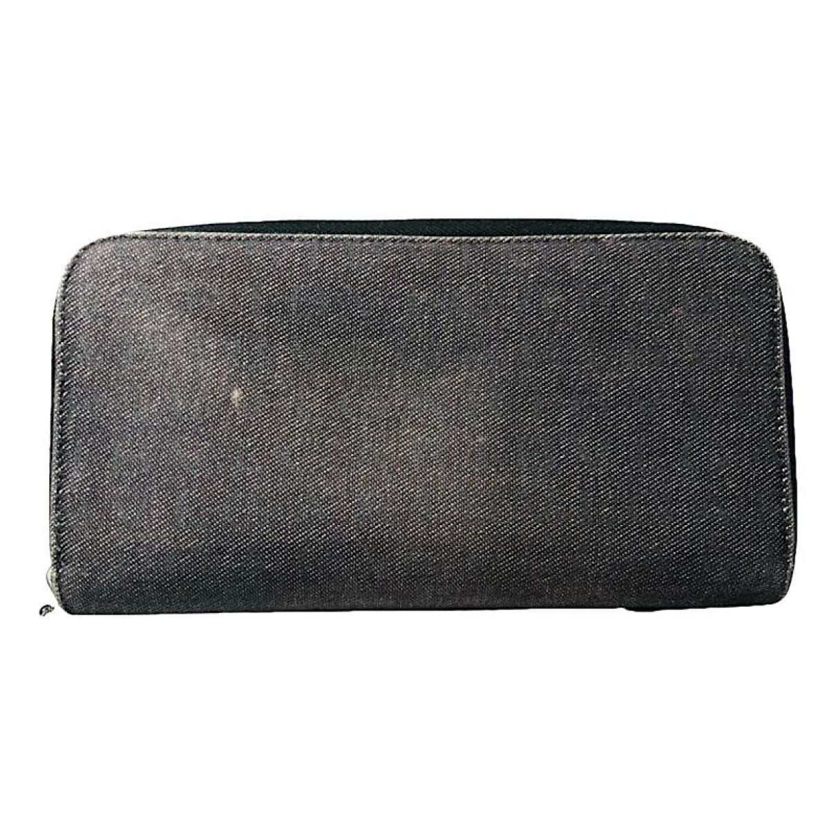 Serpenti Anthracite Cotton Wallet