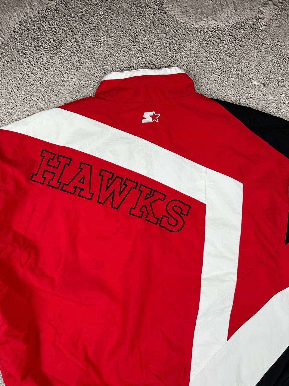 Starter Starter Nylon Jacket Atlanta Hawks Basketball Club Full Zip Size US XL / EU 56 / 4 - 10 Thumbnail