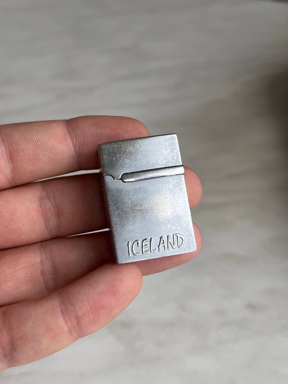 Japanese Brand × Vintage Y2K MICRO MINI ELEGANCE ICELAND 2005 GEOMETRIC METAL LIGHTER Size ONE SIZE - 6 Thumbnail