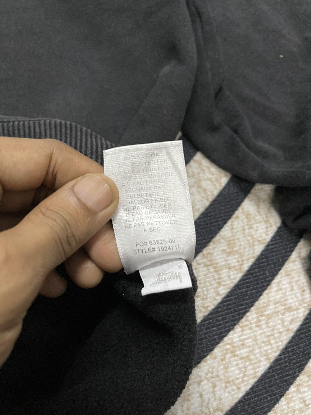 Stussy 2000s STUSSY CROWN SUN FADED HOODIE RARE DESIGN Size US M / EU 48-50 / 2 - 15 Thumbnail