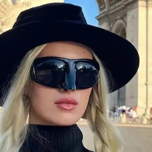 VIBE Oversized Bird Nose Masked Sunglasses Size ONE SIZE - 1 Thumbnail