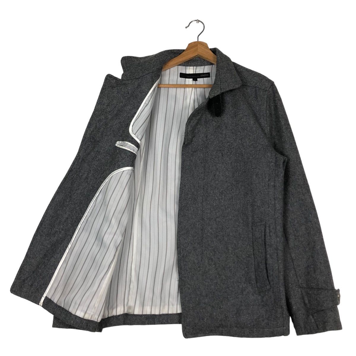 Schlussel 🔥Vintage Wool Work Jacket Schlussel Japan Issey Miyake Size US M / EU 48-50 / 2 - 11 Thumbnail