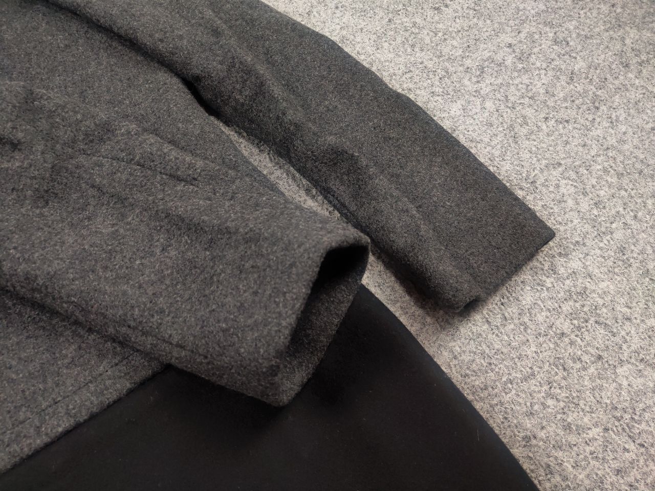 Maje Maje Peacoat Loose-fitting coat textured wool blend Jacket Size M / US 6-8 / IT 42-44 - 7 Thumbnail