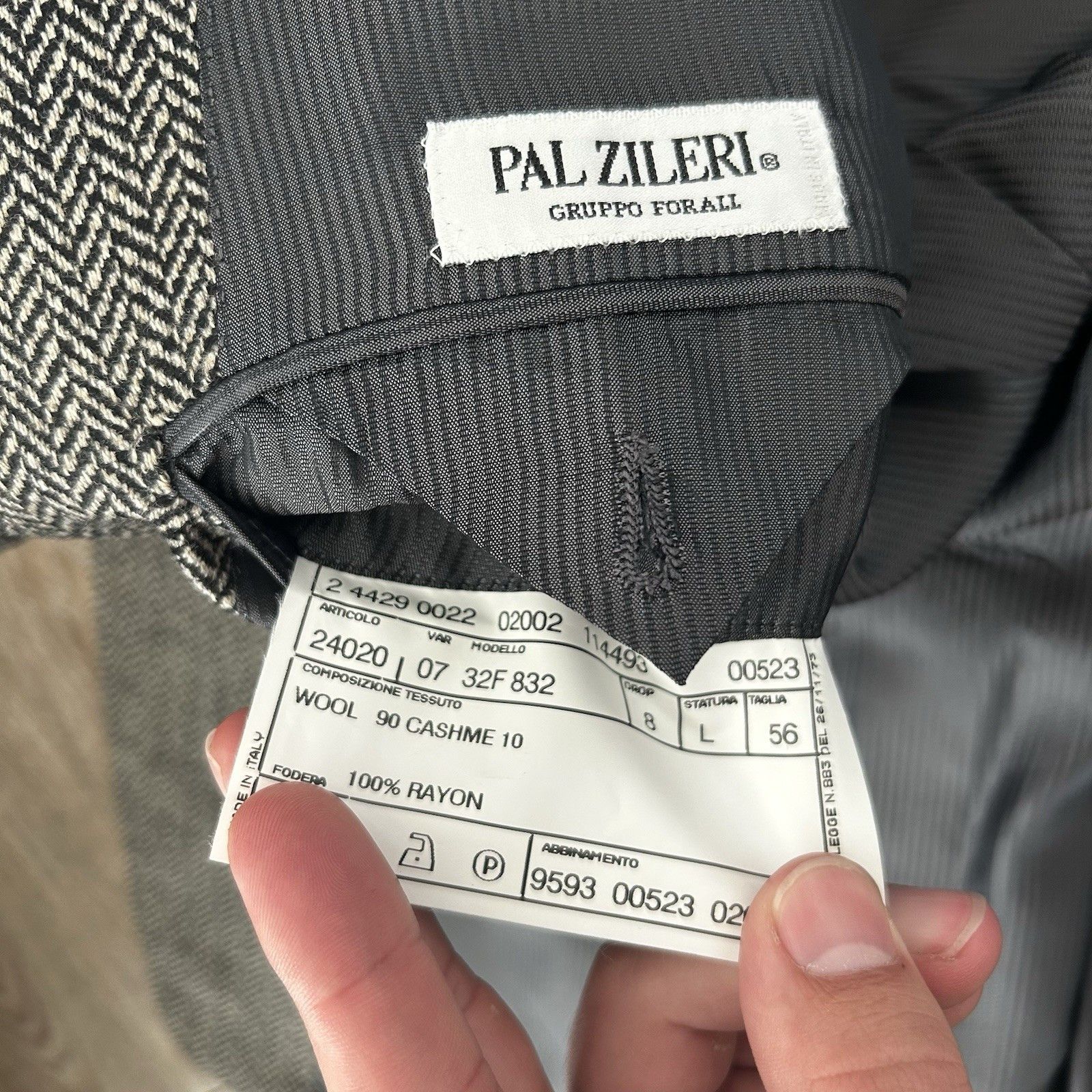 Loro Piana Mens Loro Piana 46L Cashmere Blazer Sport coat Size 46L - 5 Thumbnail