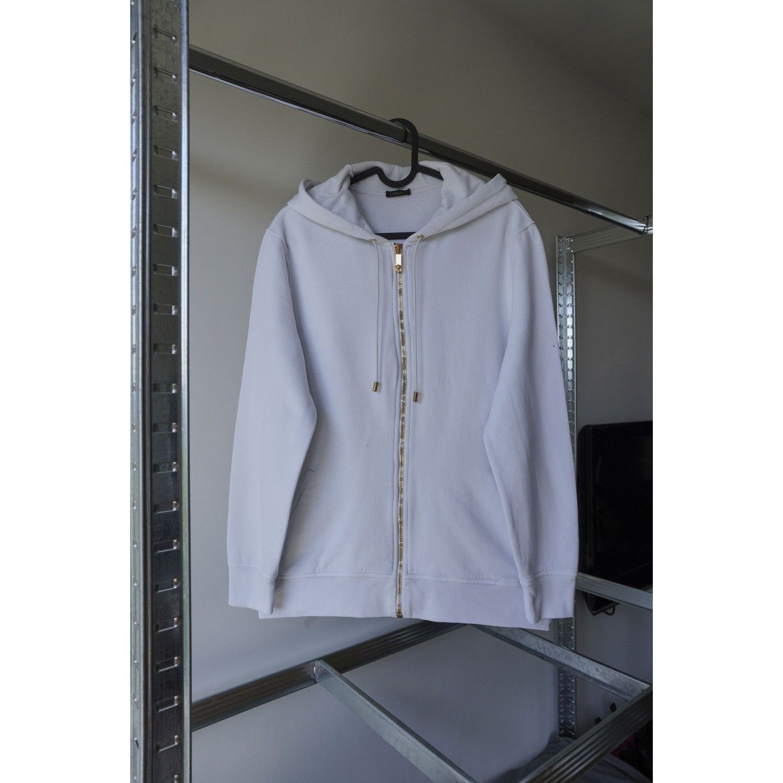 Versace Versace big gold medusa white zip hoodie Size US S / EU 44-46 / 1 - 2 Thumbnail