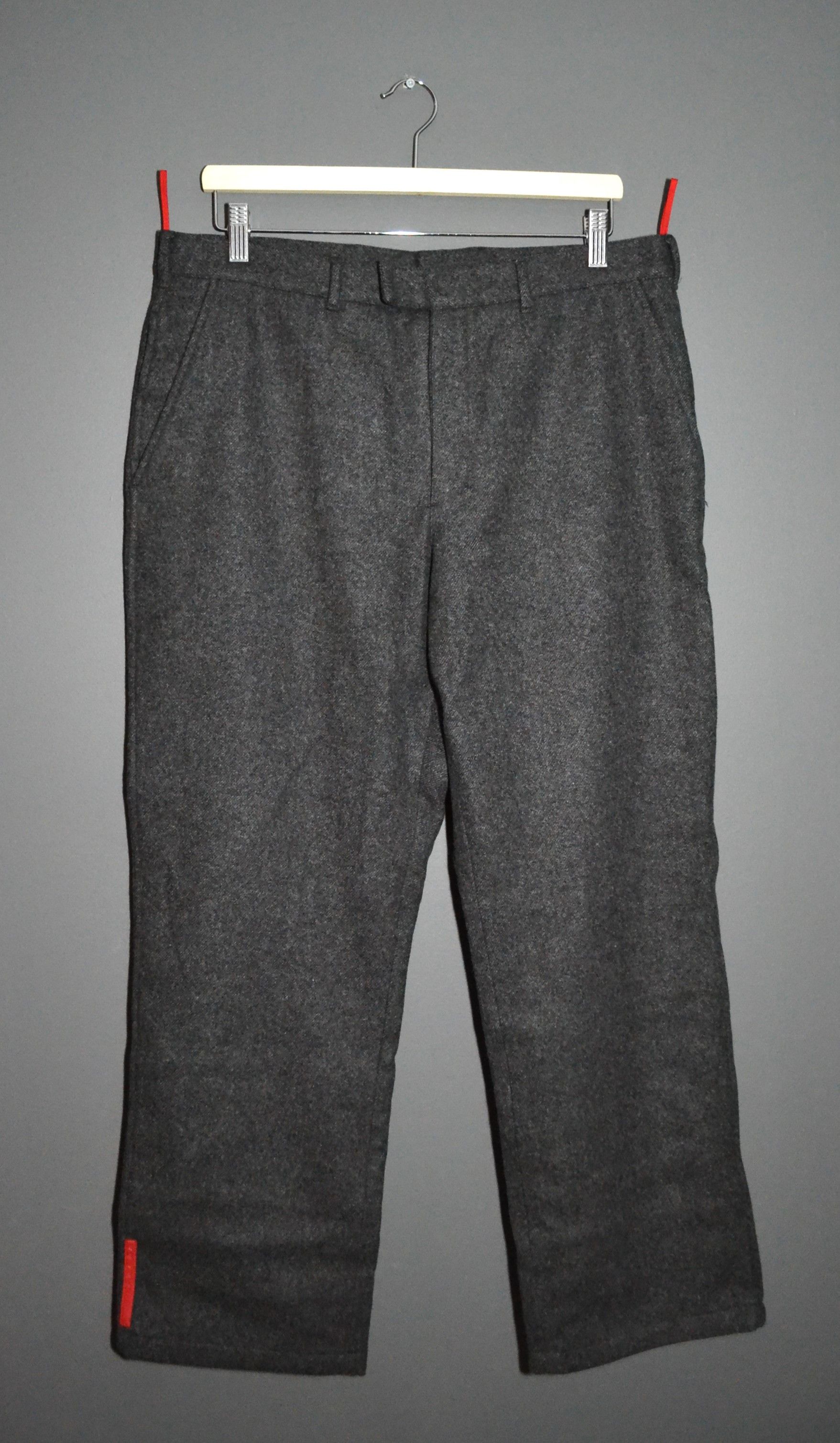 Prada Prada Sport Wool Pants 52 Italy Straight-Baggy Fit Size US 36 / EU 52 - 1 Thumbnail