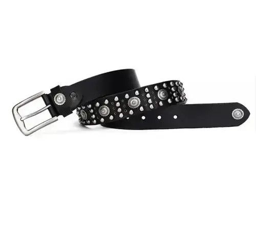 Other Metal Rivet Cowboy Belt Size ONE SIZE - 7 Thumbnail