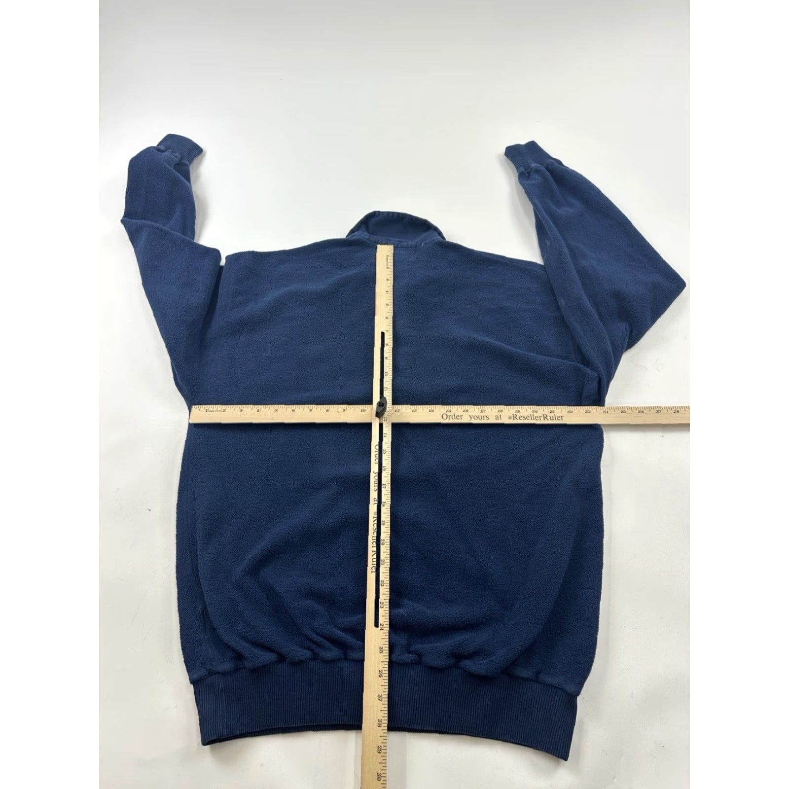 Eddie Bauer VINTAGE Eddie Bauer Shirt Mens Large Blue Fleece Long Sleeve Polo Pullover Size US L / EU 52-54 / 3 - 7 Thumbnail