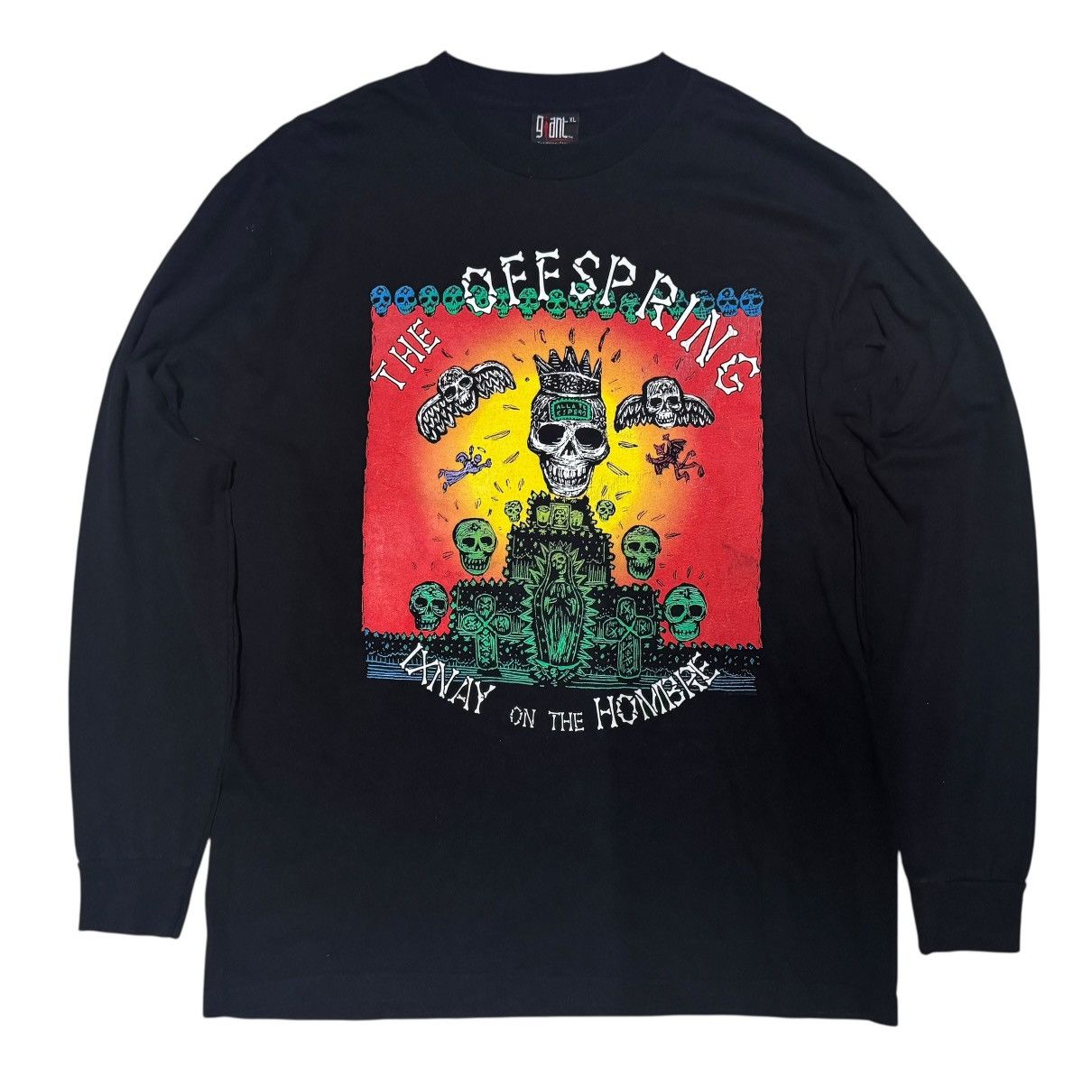 Band Tees × Giant × Vintage 1997 The Offspring Ixnay On The Hombree Band Longsleeves Tee Size US XL / EU 56 / 4 - 1 Thumbnail