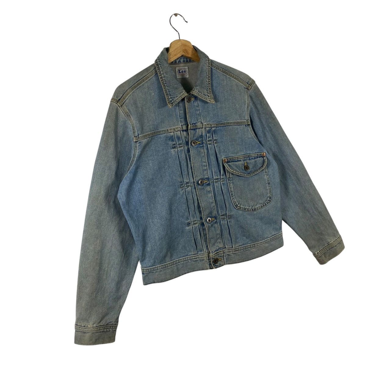 Lee × Levi's Vintage Clothing × Vintage Vintage 90s Lee Cowboy Left Hand Denim Jacket Sanforized Size US M / EU 48-50 / 2 - 3 Thumbnail