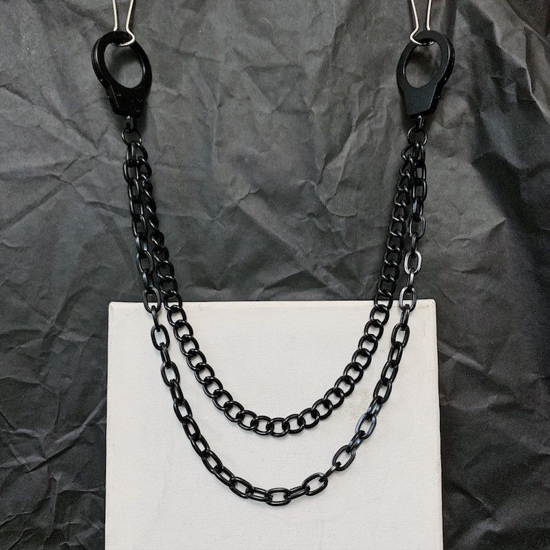 Jewelry BlackHandcuff Waist Chain Size ONE SIZE - 3 Thumbnail