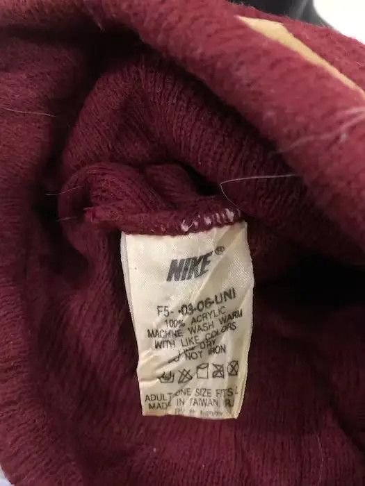 Nike × Vintage Vintage Nike Swoosh Logo beanie Hat Size ONE SIZE - 5 Thumbnail