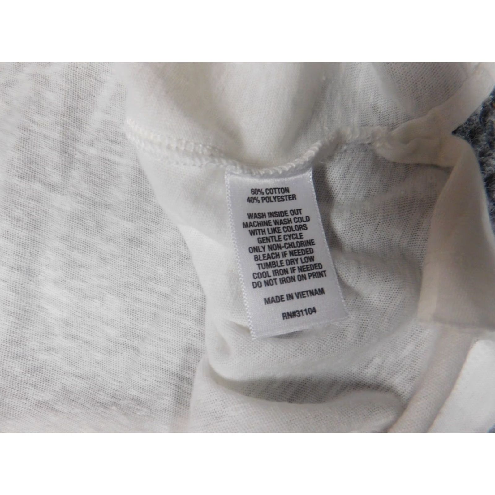 Vintage Ocean & Coast Blouse Womens L White Short Sleeve Crew Neck Button Fish Beach Casual Shirt Size L / US 10 / IT 46 - 6 Thumbnail