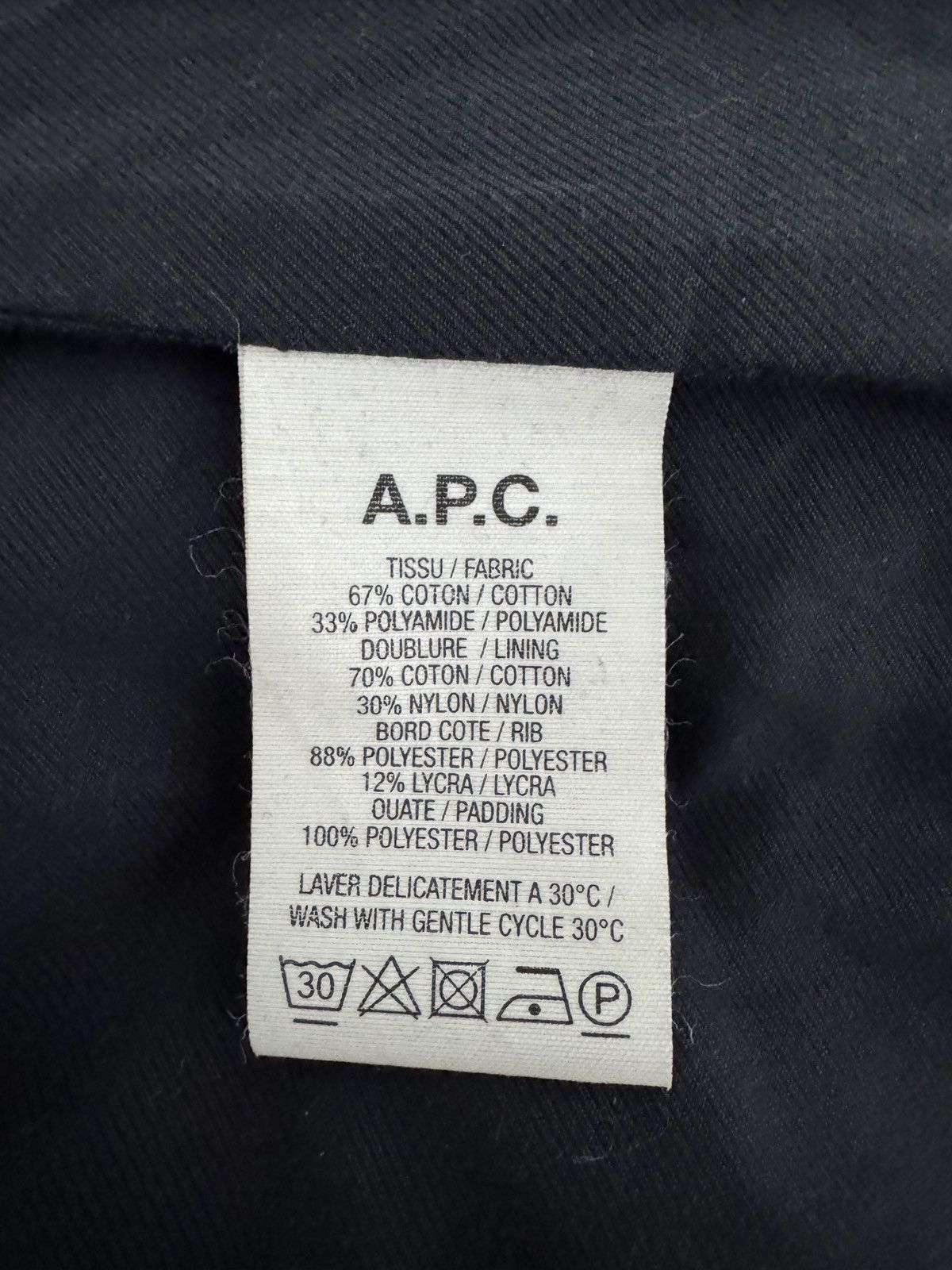 A.P.C. A.P.C. Bomber Jacket – Size L Size US L / EU 52-54 / 3 - 8 Thumbnail