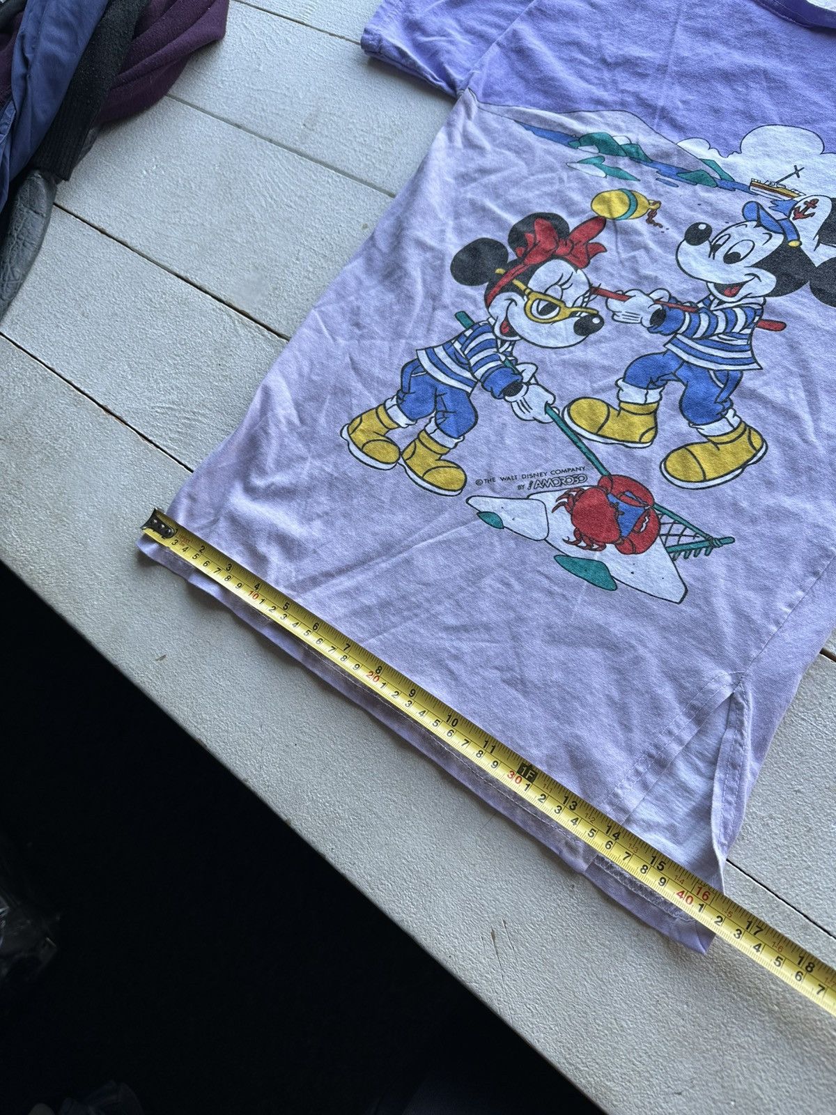 Disney 90s🚨RARE WALD DISNEY MICKEY MOUSE BIG LOGO MADE IN ITALY Size S / US 4 / IT 40 - 14 Thumbnail