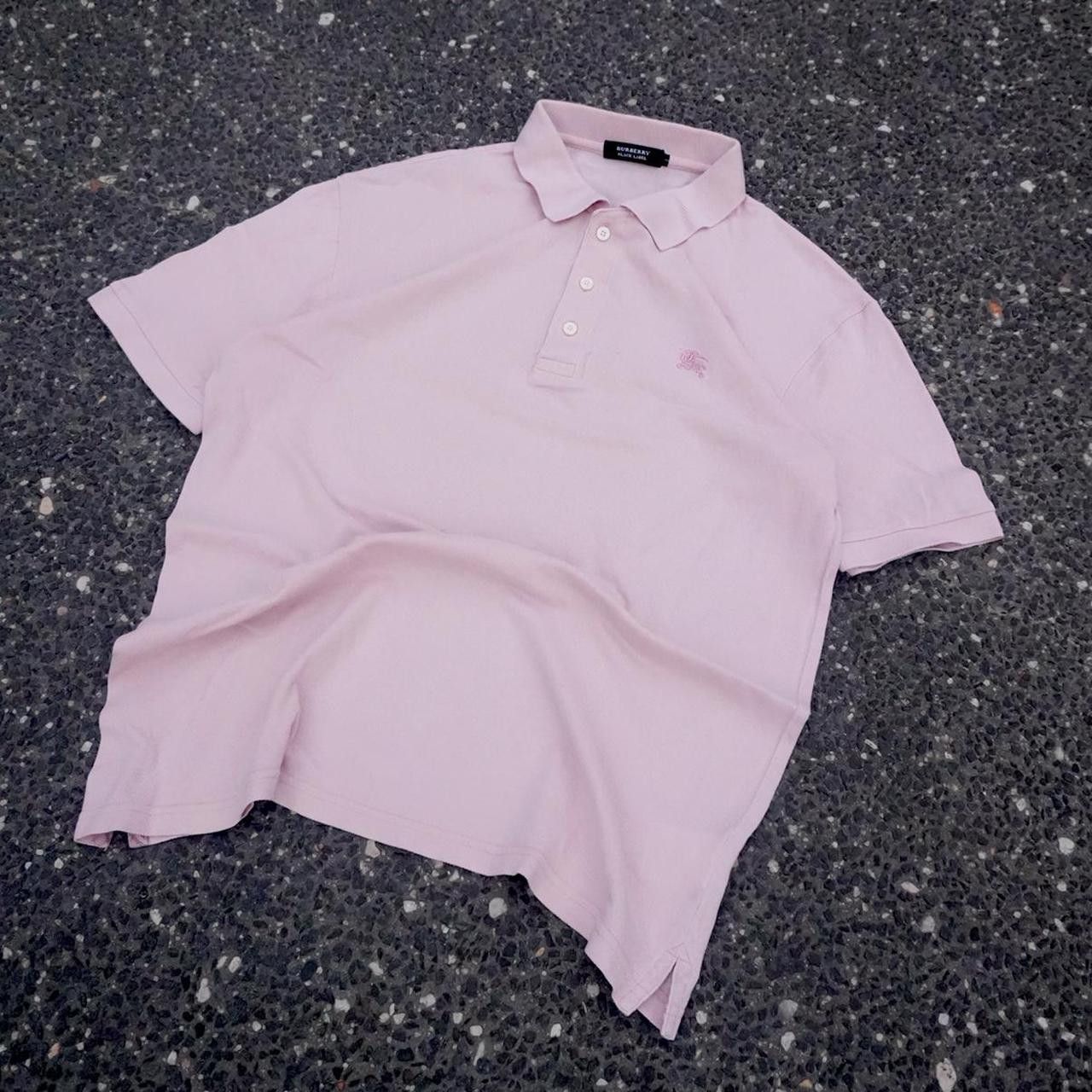 Burberry × Supreme Pink Burberry Supreme Rugby Polo | Grailed