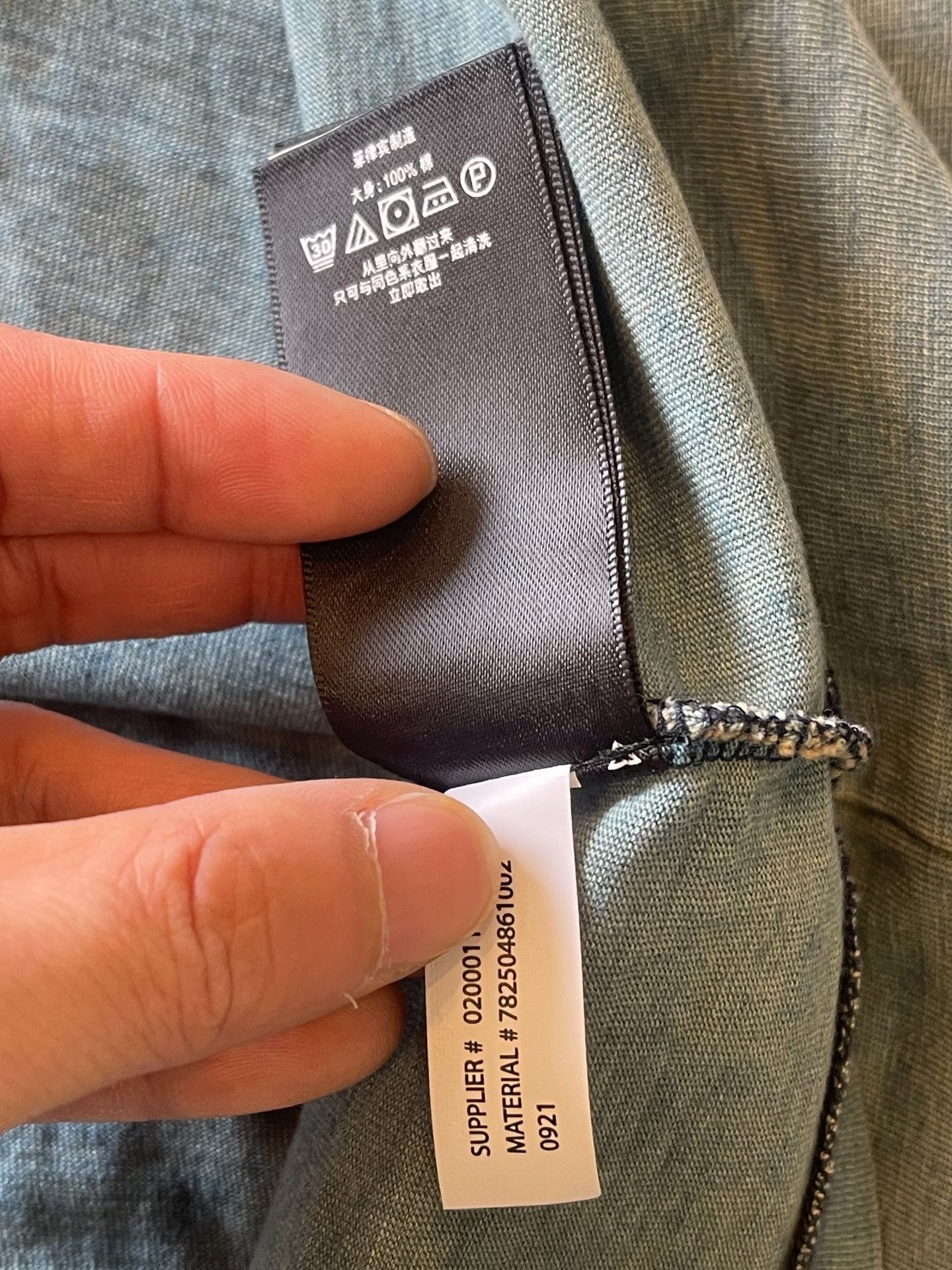 RRL Ralph Lauren RRL Indigo Heavy Washed Tee Size US L / EU 52-54 / 3 - 5 Thumbnail