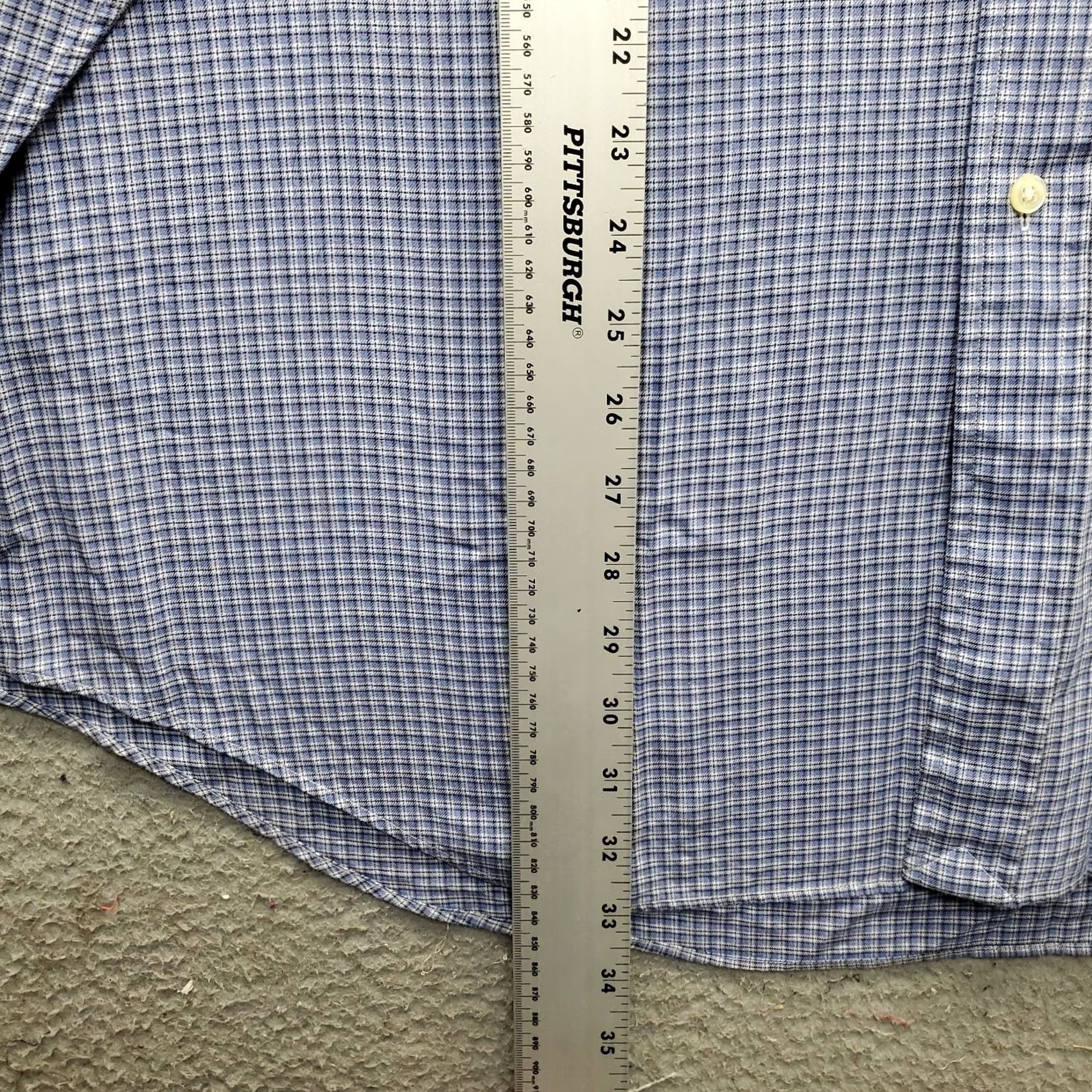 Ralph Lauren Ralph Lauren Dress Shirt Mens 17.5 Multi Plaid Yarmouth Pony Logo Button Down Shirt Mens Size 17.5 Multicolor Plaid Size 48R - 3 Thumbnail