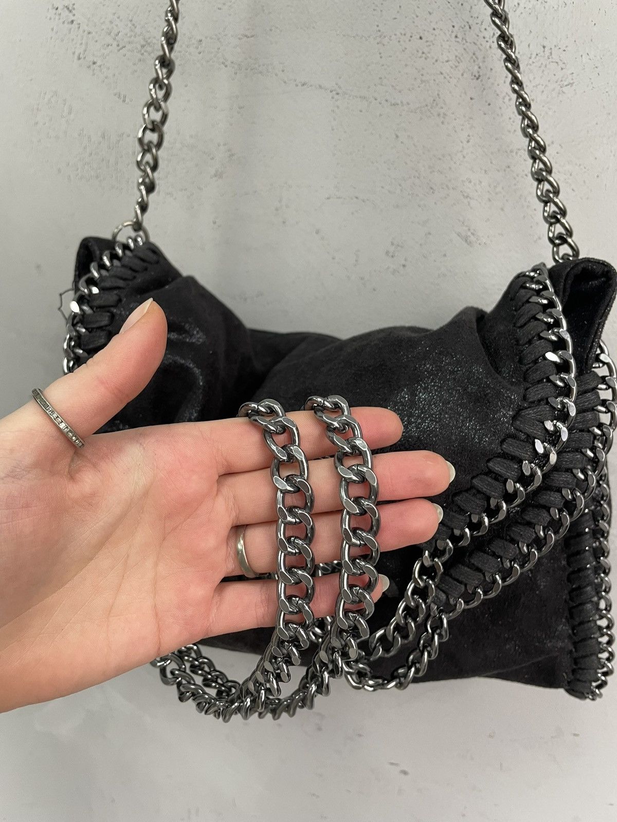 KMRii Rick Owen’s style Bag Chain gothic vibe black y2k Size ONE SIZE - 7 Thumbnail