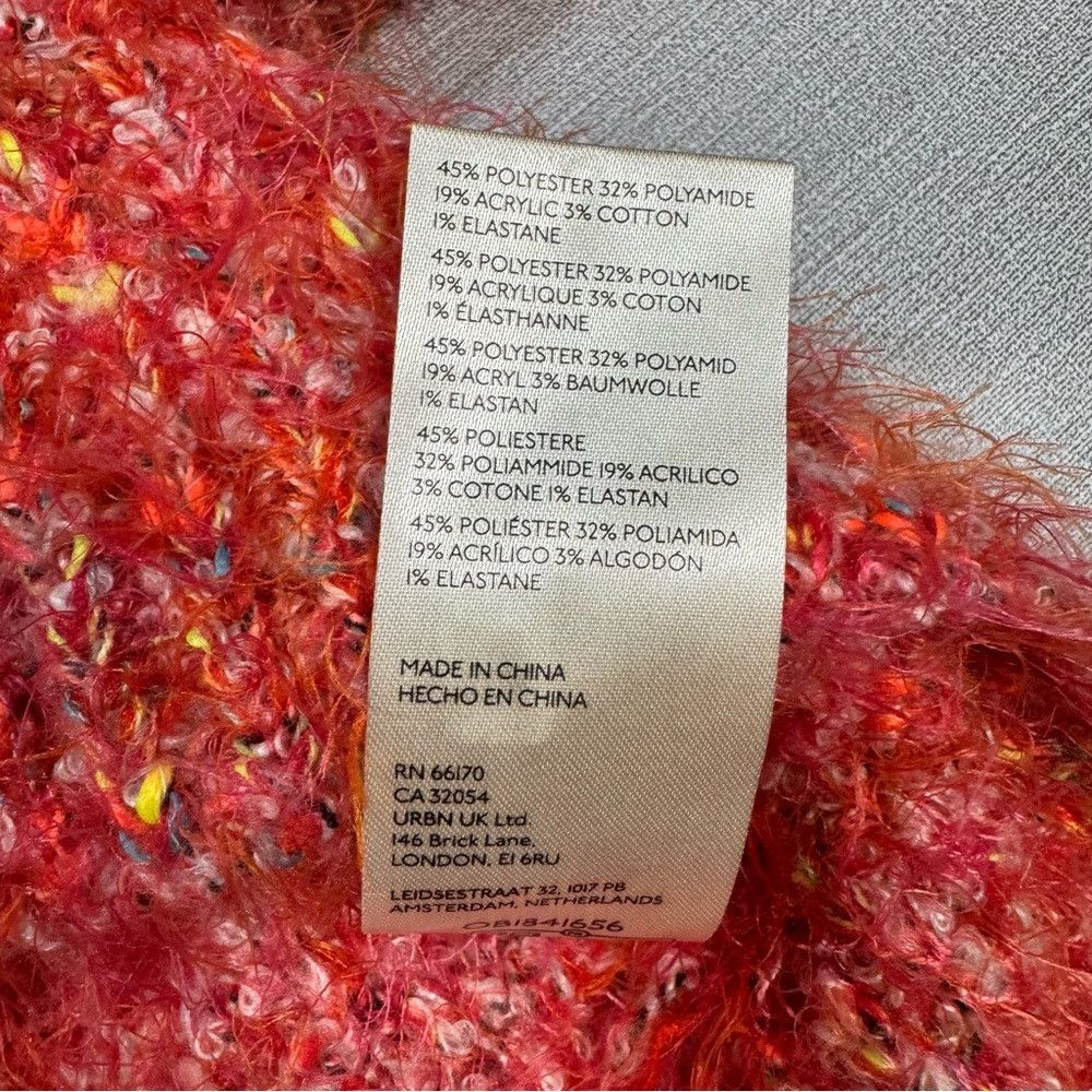 Free People New Free People Stardust Crop Super Soft Red Pullover Sweat Size XS / US 0-2 / IT 36-38 - 7 Thumbnail