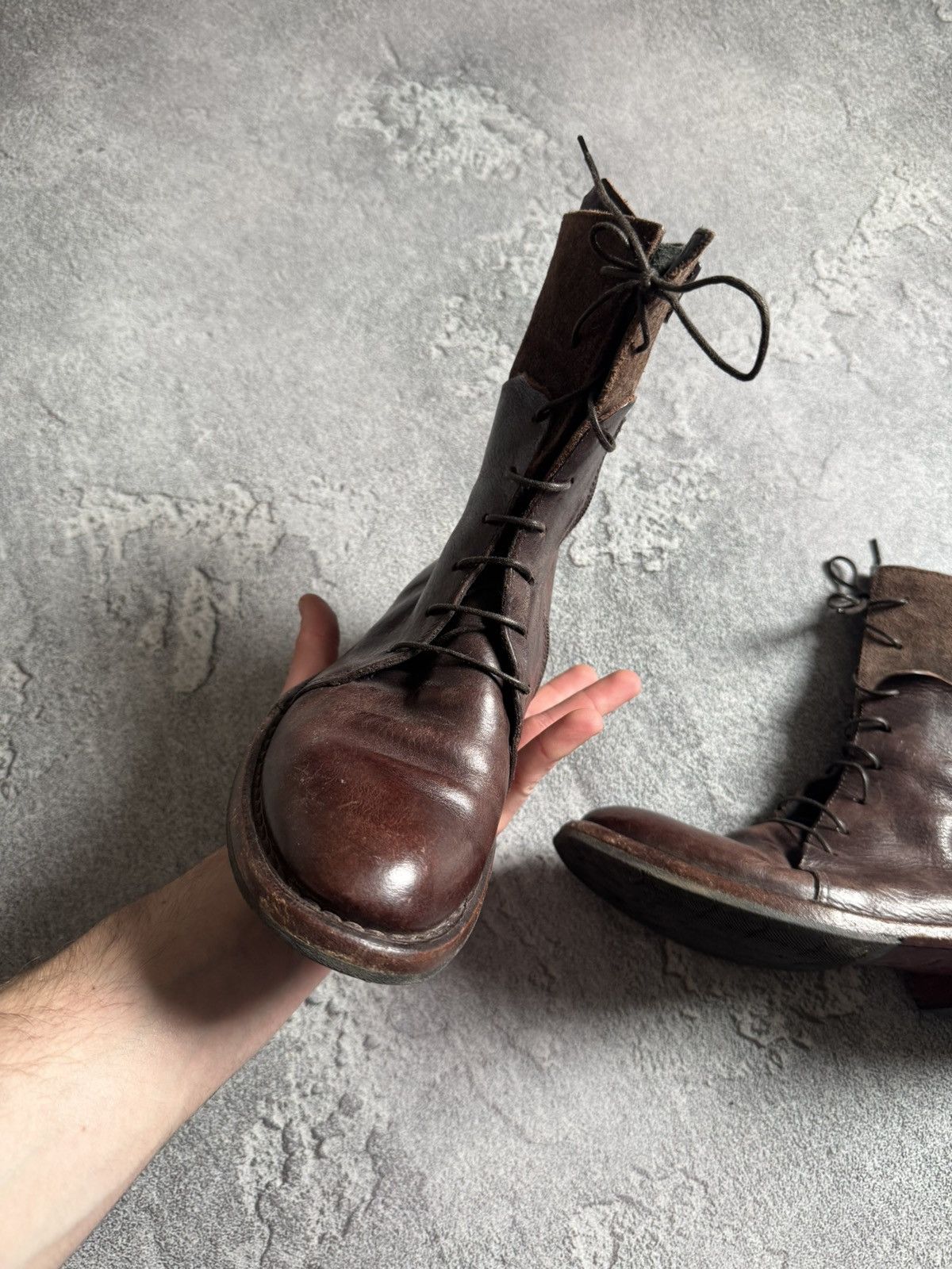 MoMA MOMA 37 brown leather Avantgarde shoes boots casual designer Size US 7 / IT 37 - 8 Thumbnail