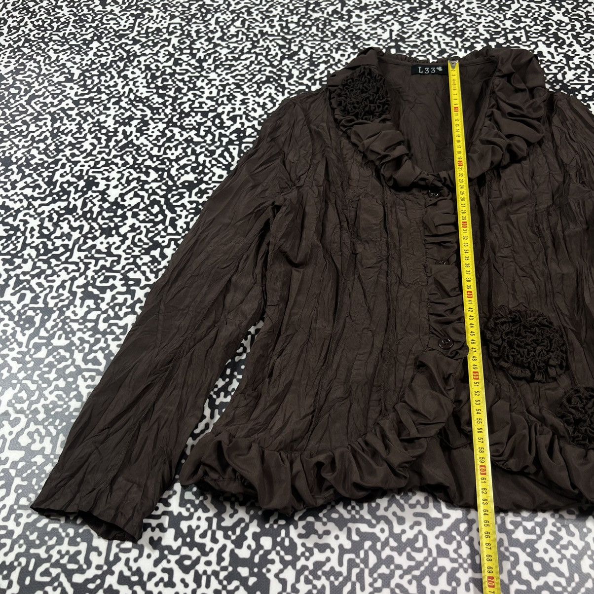 Japanese Brand Vintage Y2K L33 Ruffled Boho Japanese Style Blouses Shirt Size XL / US 12-14 / IT 48-50 - 16 Thumbnail
