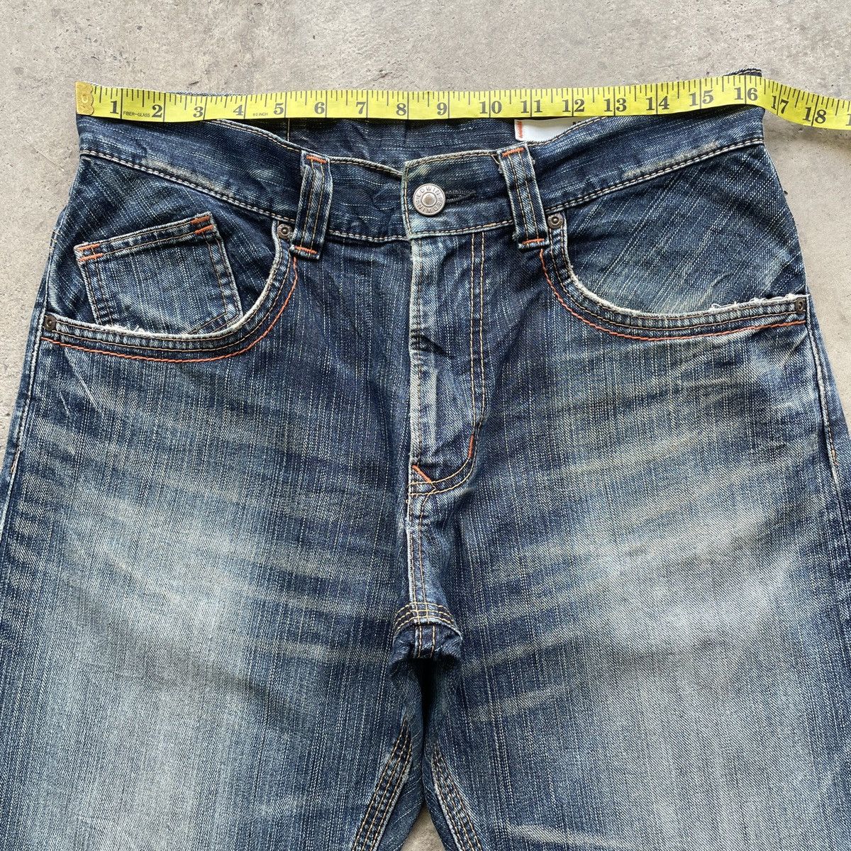 Japanese Brand W33x33.5💥 Vintage Edwin XV-S Faded BAGGY Jeans Denim Pants Size US 33 - 5 Thumbnail