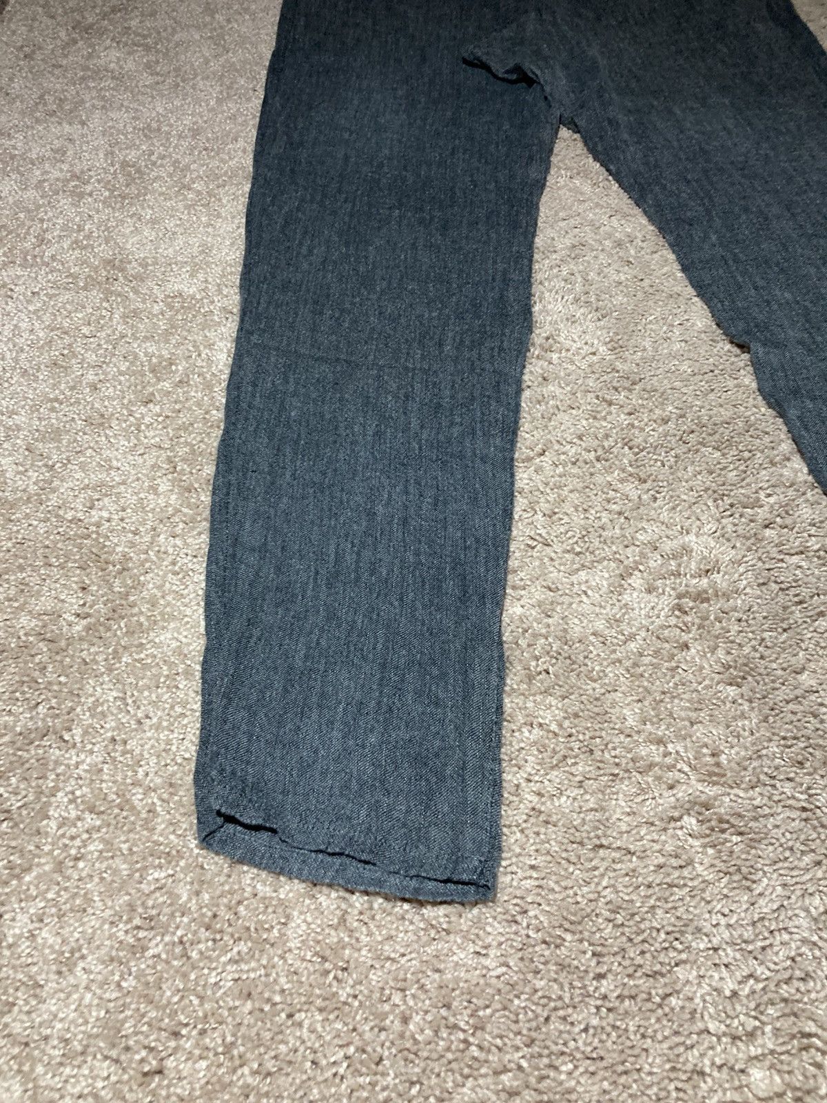 Yohji Yamamoto Sample Yohji Yamamoto Pour Homme Pants Gray Skinny 00s Size US 34 / EU 50 - 4 Thumbnail