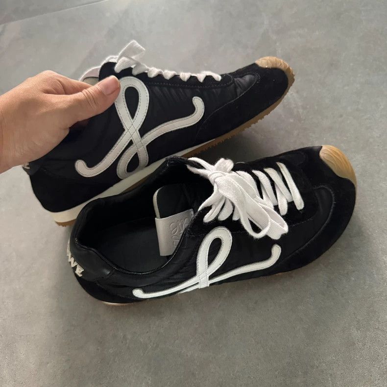 Loewe LOEWE Ballet sneakers 2.0 in black and white Size US 7.5 / IT 37.5 - 4 Thumbnail