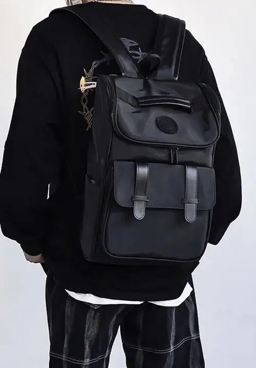 Japanese Brand Streetwear military waterproof grunge backpack bag y2k Size ONE SIZE - 4 Thumbnail