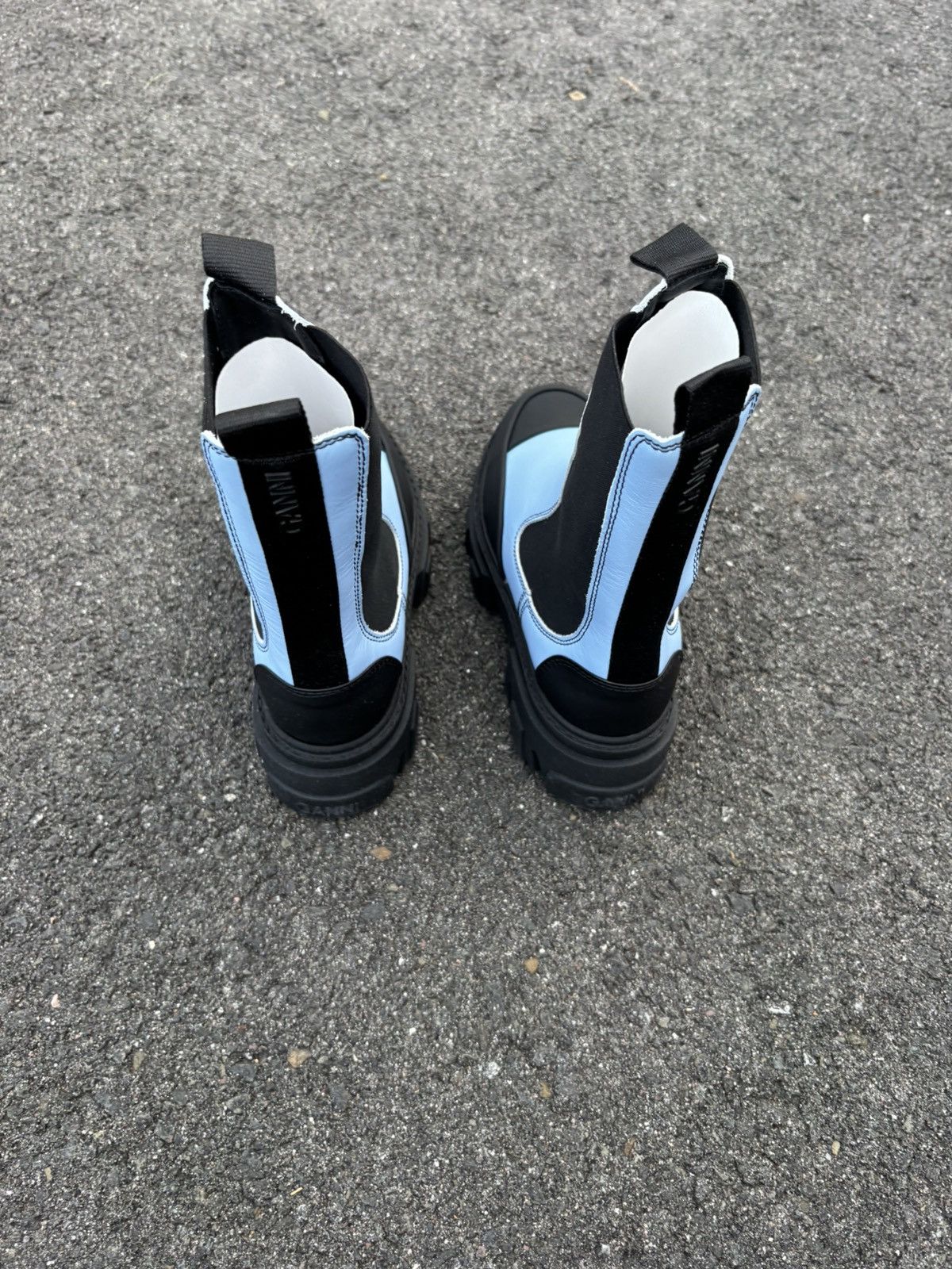 Ganni GANNI Leather Chelsea Boots Size US 8 / IT 38 - 4 Thumbnail