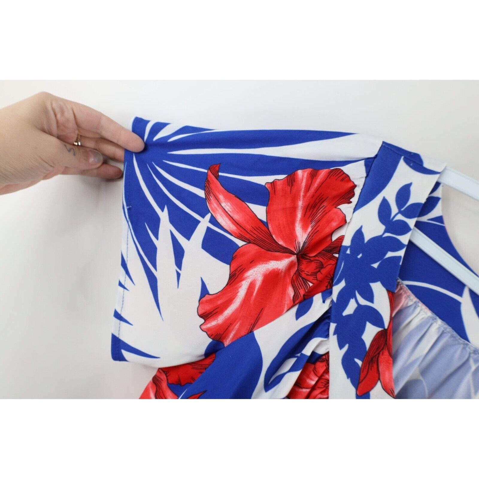 Vintage Vintage 80s 90s Streetwear Distressed Flower Muu Muu Dress Size M / US 6-8 / IT 42-44 - 10 Thumbnail