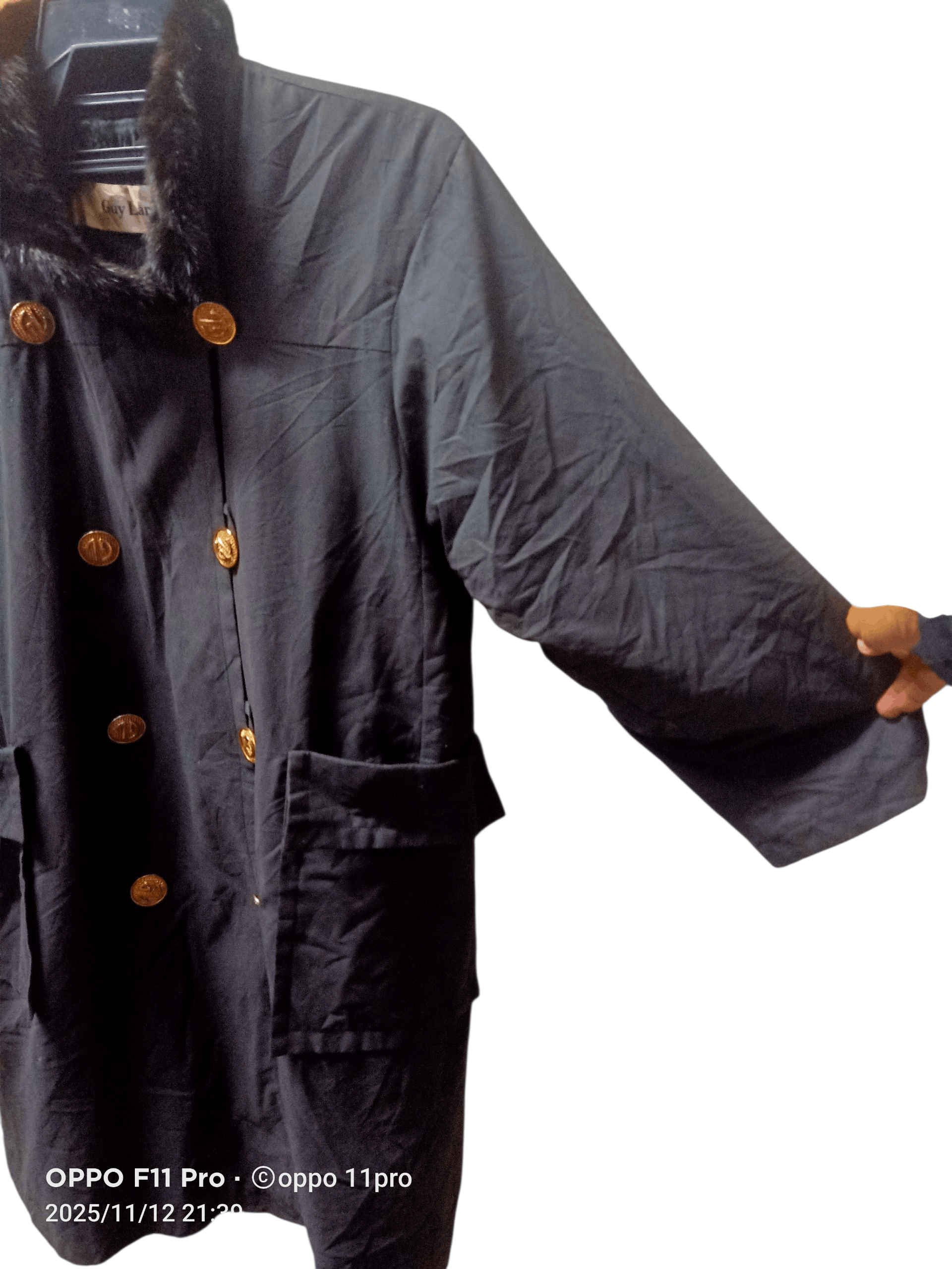 Guy Laroche 🌟Guy Laroche Vintage Long Coat HeavyJacket Men 🌟 Size US XL / EU 56 / 4 - 11 Thumbnail