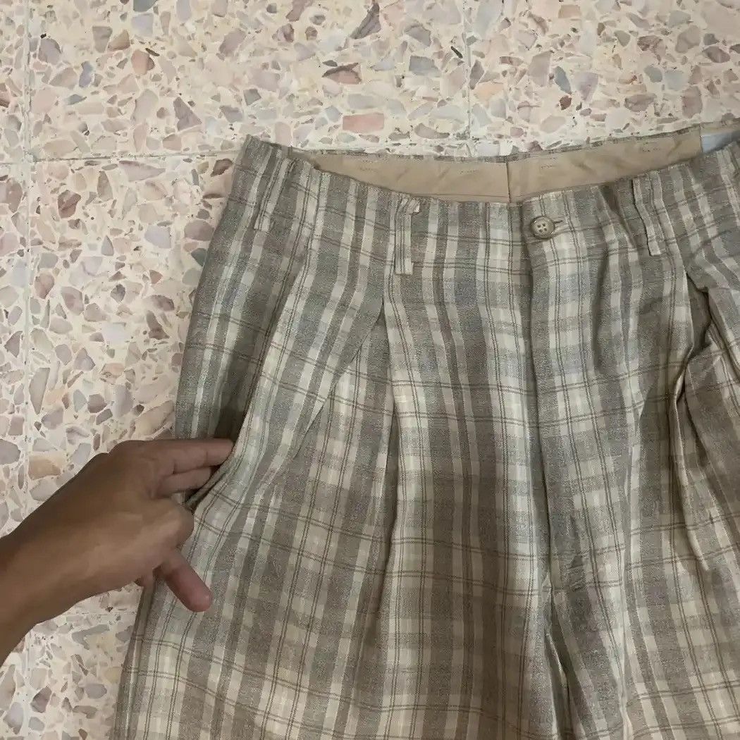 Japanese Brand LAUTREAMOUNT MEN Japanese Vtg Check Trouser Baggy Plaid Pant Size US 28 / EU 44 - 4 Thumbnail