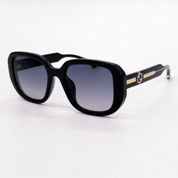 Gucci NEW GUCCI GG1557SK 001 SUNGLASSES SQUARE BLACK GREY GUCCI WO Size ONE SIZE - 8 Thumbnail