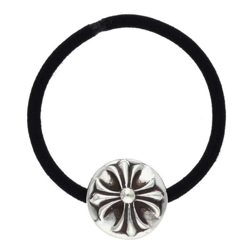 Chrome Hearts CHROME HEARTS Cross Ball Button Hair Band Silver