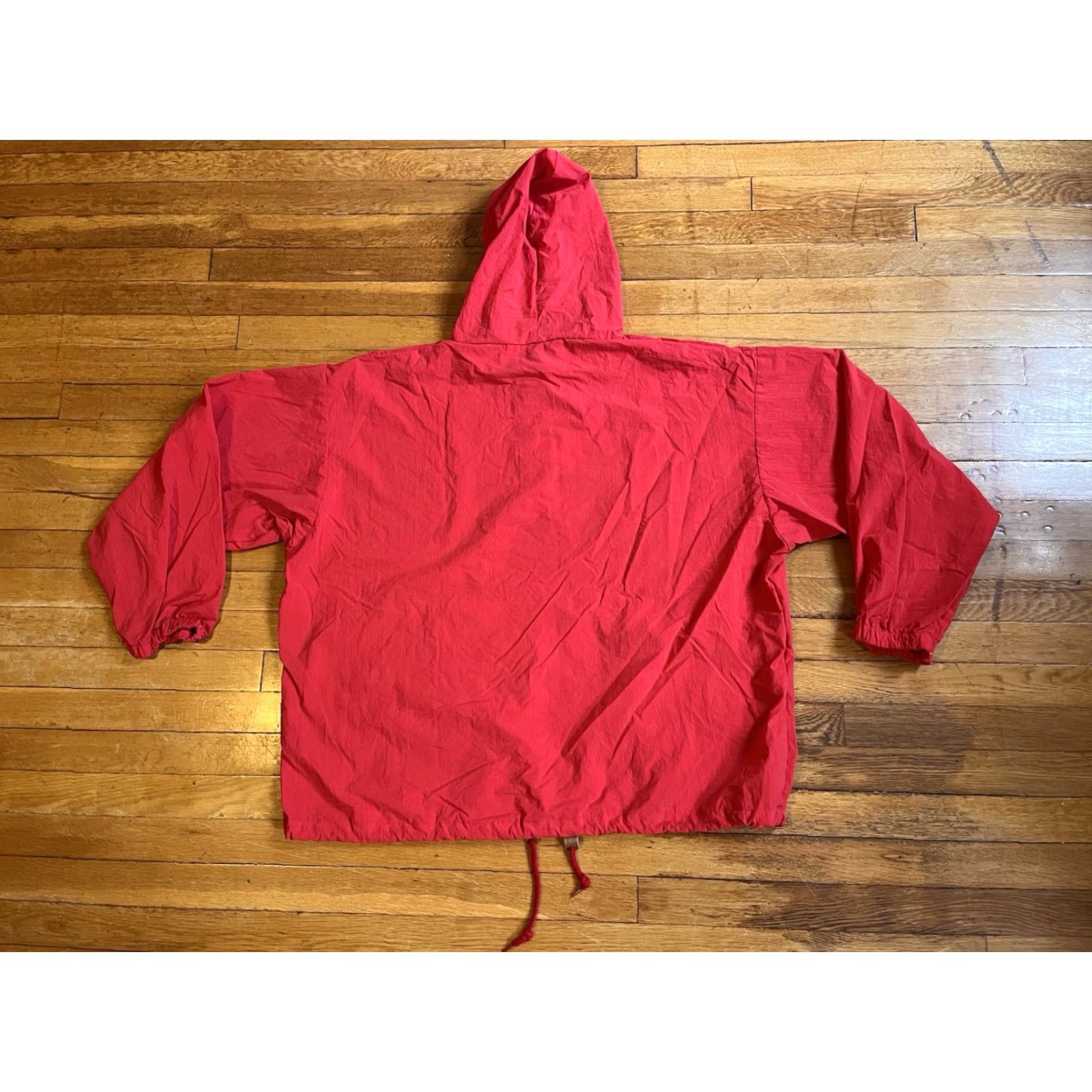 Marlboro VINTAGE Marlboro Country Store Windbreaker Jacket Men XL Red 90s Casual Outdoor Grunge Retro Logo Pockets Hooded Size US XL / EU 56 / 4 - 6 Thumbnail