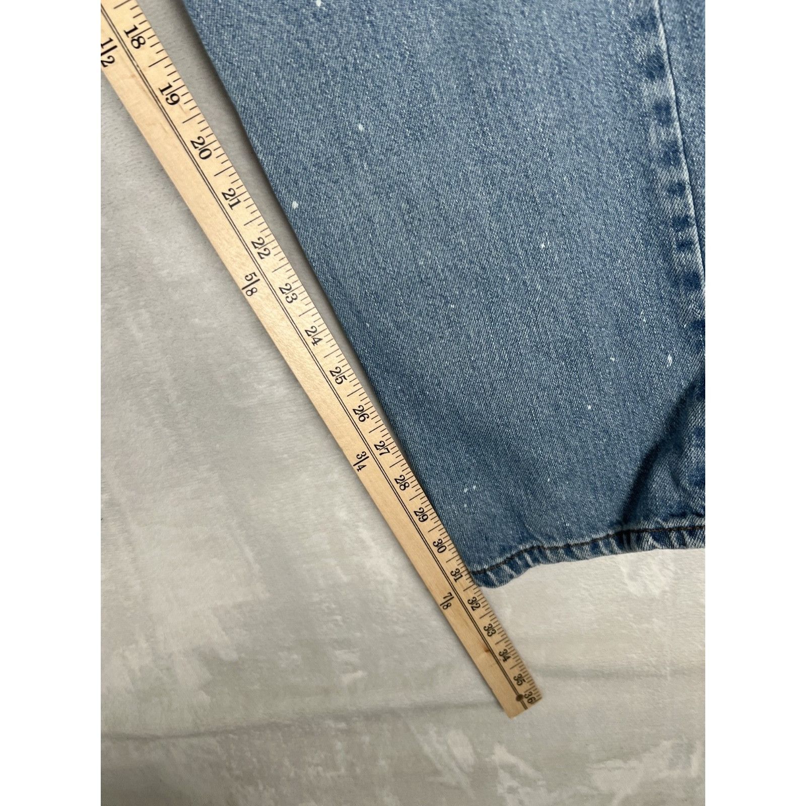 Levi's Vintage Levi’s 505 Denim Jeans Size 34x32 Medium Wash Grunge Size US 34 / EU 50 - 6 Thumbnail