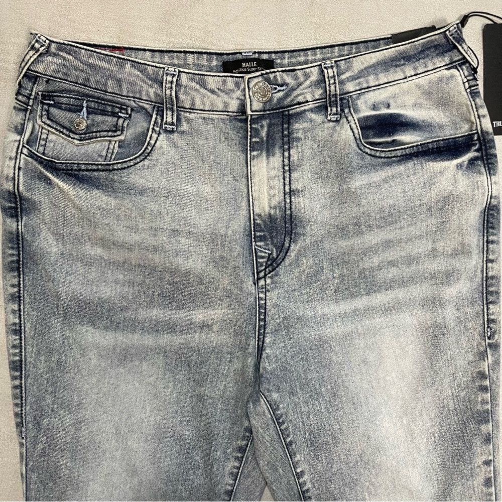 True Religion NWT New $159 True Religion HALLE HIGH RISE SKINNY JEAN Jean Size 31" - 4 Thumbnail