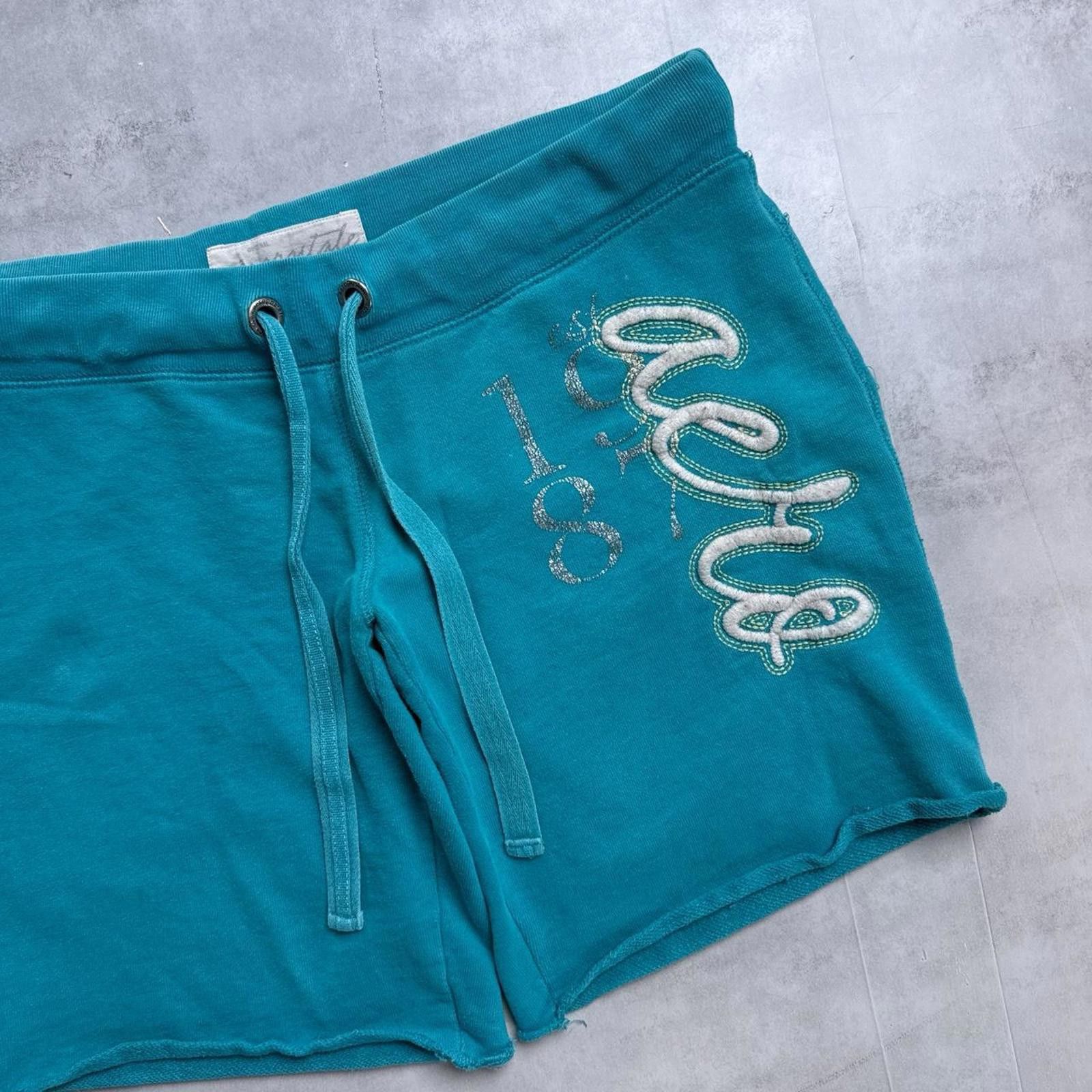 Aeropostale Y2K Aeropostale 00s Blue Sweat Shorts Size 26" / US 2 / IT 38 - 4 Thumbnail
