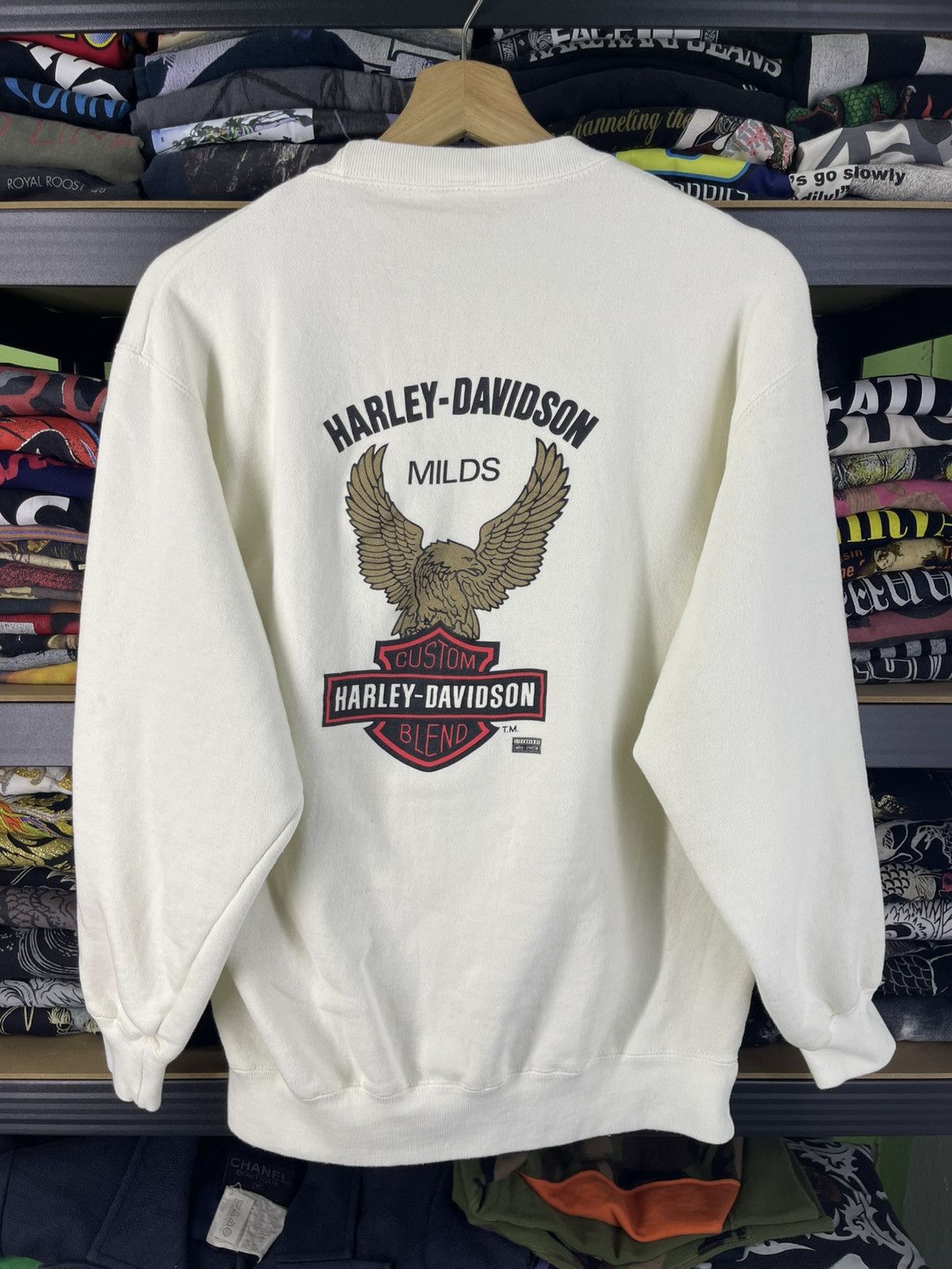 Harley Davidson Vintage 80's Harley Davidson Milds Couple Set Sweatshirt Size US L / EU 52-54 / 3 - 12 Thumbnail
